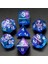 Poludie Et Purpleblue Dnd Zar Seti D4 D6 D8 D10 D% D12 D20 Rol Yapma Masa Oyunu Için Çokyüzlü Zar Rpg Mtg D&d Zar (Yurt Dışından) 3