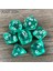 Beyaz Stil 7pcsset Şeffaf Kristal Zar Seti D4, D6, D8, D10, D10%, D12, D20 Masa Oyunu Rpg Zar, Mor (Yurt Dışından) 2