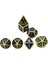 NO.113 Stili Dados Rpg Zar Masası Oyunları Satış Promosyonu Çokyüzlü Metal Zarlar Çinko Alaşımlı Sayısal Dnd Zar 7 Set D4 D6 D8 D10 D12 D20 (Yurt Dışından) 5