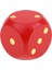 Kırmızı Stil Yuvarlak Köşeli Ekstra Büyük Ahşap Zar D6 Altı Taraflı Zar Masa Oyunları Için 5cm Mtg Rpg Oyun ve Parti Oynayan Okul Çocukları (Yurt Dışından) 1