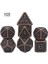 NO.105 Tarzı Dados Rpg Zar Masası Oyunları Satış Promosyonu Çokyüzlü Metal Zarlar Çinko Alaşımlı Sayısal Dnd Zar 7 Set D4 D6 D8 D10 D12 D20 (Yurt Dışından) 1
