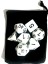 Turuncu Zar Blackbag Stili 7pclot Kadife Zar Çantalı Zar Seti D4, D6, D8, D10, D10%, D12, D20 Masa Oyunu, Dnd, Rpg Zxh Için Renkli Aksesuarlar (Yurt Dışından) 3