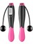 Siyah-Pembe Tarzı Akülü Elektronik Ip Atlama Ipi Gym Fitness Akülü Atlama Akıllı Atlama Ipi LCD Ekranlı Sayma Hızı Atlama Sayacı (Yurt Dışından) 5