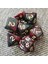 No.22 Tarzı 7pcslot Reçine Çok Yönlü Zar Parlak Zar Şeffaf Zar D&d D4 D6 D8 D10 D% D12 D20 Çokyüzlü Tahta Oyunu Zar (Yurt Dışından) 3