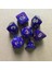 No.4 Tarzı Olyhedral Zar Çift Renk Oyunu Dungeons And Dragons Için Starry Sky Zar Trpg D20 D12 D10 D8 D6 D4 Masa Oyunu (Yurt Dışından) 1