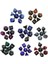 No.4 Tarzı Olyhedral Zar Çift Renk Oyunu Dungeons And Dragons Için Starry Sky Zar Trpg D20 D12 D10 D8 D6 D4 Masa Oyunu (Yurt Dışından) 2