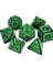 Yeşil Stil 7 Adet Çok Taraflı 7-Die Zar Oyunu Zar Trpg Dnd Çokyüzlü D4 D6 D8 D10 D12 D20 Zar Tahta Kart Oyunu Matematik Oyunları Malzemeleri (Yurt Dışından) 1