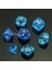 Yeşil Stil 7-Zar Taraflı D4 D6 D8 D10 D12 D20 Magic-The-Gathering Rpg Poli Oyun Seti (Yurt Dışından) 2