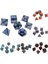 Turuncu Gümüş 1.6cm Tarzı 7 Adet Iki Renk Çokyüzlü Zar D20 D12 D10 D8 D6 D4 Zindanlar ve Ejderhalar Için Zar Masa Oyunları (Yurt Dışından) 2