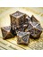 Renkli Siyah Stil Cusdie Dagger Metal D&d Zar, Dnd Zar, Çokyüzlü Zar Seti, Rol Yapma Oyunu Için Mtg Pathfinder (Yurt Dışından) 5