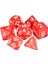 Kırmızı B Tarzı Pearl Swirl Çokyüzlü 7-Die Dnd Zar Seti D4 D6 D8 D10 D% D12 D20 Trpg Zar Oyunu Meraklıları Için (Yurt Dışından) 1