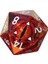 Kırmızı Stil Kristal Şeffaf Ded D20 Zar Çokyüzlü Çeşitli Şekiller Bar Pub Kulübü Parti Oyunları Için Heykel Dijital Zarlar (Yurt Dışından) 1