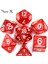 No.21 Tarzı Şeker Etkisi Poker Oyunu Zar ile Renkli Şeffaf 7pcdie Set, Mavi Renk Dnd D4, D6, D8, D10, D12, D20 Rpg Deskgame Için (Yurt Dışından) 3