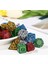 No.11 Stili 7-Die Çok Taraflı Zar Seti Oyunu Zar Trpg Dnd Çokyüzlü D4 D6 D8 D10 D12 D20 Zar Tahta Kart Oyunu Matematik Oyunu Aksesuarları (Yurt Dışından) 5