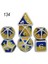 NO.134 Stili Dados Rpg Zar Masası Oyunları Satış Promosyonu Çokyüzlü Metal Zarlar Çinko Alaşımlı Sayısal Dnd Zar 7 Set D4 D6 D8 D10 D12 D20 (Yurt Dışından) 1