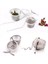 S Beden Sıcak Dayanıklı Gümüş Yeniden Kullanılabilir Paslanmaz Örgü Bitkisel Top Çay Baharat Süzgeç Teakettle Kilitleme Çay Filtresi Demlik Baharat 4 Boyutları (Yurt Dışından) 1