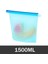 MAVI-1500ML Stili L L Yeniden Kullanılabilir Silikon Saklama Çantası Silikon Gıda Saklama Torbaları Gıda Mühür Kilitli Dondurucu Pişirme Taze Çanta (Yurt Dışından) 1