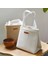 Beyaz Stil 24X16X22CM Pamuklu Keten Fonksiyonel Desen Soğutucu Öğle Yemeği Kutusu Taşınabilir Yalıtımlı Pamuk Keten Öğle Yemeği Çantası Termal Gıda Öğle Yemeği Çantaları (Yurt Dışından) 3