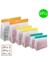 T2 6 Adet Tarzı 4-Et Stand Up Gıda Saklama Çantası Yeniden Kullanılabilir Dondurucu Sandviç Kilitli Silikon Peva Çanta Mutfak Organizatör Depolama Taze Çanta (Yurt Dışından) 1