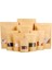 Boş Çanta Stili 14X22X4CM Küçük Toplu Özel Desen Kraft Kağıt Kendinden Sızdırmaz Pencere Torbaları Fındık Şekeri Kızarmış Gıda Ambalajı (Yurt Dışından) 4