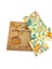 1 Adet W Tarzı U 33X35CM Balmumu Yeniden Kullanılabilir Gıda Sargıları Sürdürülebilir Plastiksiz Gıda Depolama Organik Balmumu Sargısı Sandviç Için Sargı Sargısı Değiştirme (Yurt Dışından) 4