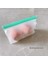2 Adet 20.5X15X5.2CM Stili Yeniden Kullanılabilir Silikon Stand Up Gıda Saklama Torbaları Conta Kilitli Öğle Yemeği Dondurucu Çanta Gıda Kapları Için Ev Mutfak Makyaj Organizatör (Yurt Dışından) 1
