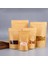 Boş Çanta Stili 9X14X3CM Sıcak Satış Özel Kraft Kağıt Ayakta Fermuar Pencereli Gıda Sınıfı Neme Dayanıklı Kuru Meyve Çay Paketleme Çantası (Yurt Dışından) 3
