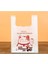 Merhaba Kedi Stili 10X32CM Beyaz Renk Saplı Çantalar Sevimli Karikatür Kedi Desen Plastik Yelek Çanta Içecek Paket Servisi Paketleme Çantası Küçük Mücevher Içecek Çantası (Yurt Dışından) 1