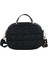 Kapitone Şık Bayan Çapraz El ve Omuz Çantası Siyah 3