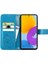Samsung Galaxy M52 5g Dört Yapraklı Yonca Deri Kısa Kayış Telefon Kılıfı (Yurt Dışından) 5
