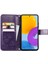 Samsung Galaxy M52 5g Dört Yapraklı Yonca Deri Kısa Kayış Telefon Kılıfı (Yurt Dışından) 3