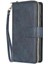Samsung Galaxy Için El Kayışı ile Zipper Fermuar Cep Kart Tutucu Flip Telefon Kılıfı (Yurt Dışından) 3