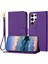 Samsung Galaxy S22 Ultra Kart Yuvaları Için Telefon Kılıfı Tutucu Flip Folio Pu (Yurt Dışından) 1
