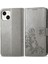 Iphone 15 Için Kılıf Deri Kılıf Zarif Iş Kısa Kayış Dört Yaprak (Yurt Dışından) 1