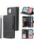 9 Kart Yuvaları Kart Tutucu Fermuar ile iphone 11 Pro Cüzdan Kılıf (Yurt Dışından) 4