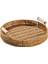 Strade Store El Dokuma Rattan Tepsi - Ahşap (Yurt Dışından) 1