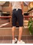 Erkek, Slim Fit, Pamuklu Kumaş, Nakış Detaylı Şort 24INP278 4