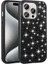 Apple iPhone 15 Pro Kılıf Kamera Çıkıntılı Parlak Taşlı Tasarım Renkli Koruyucu Kapak (Linea) 2