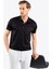 Erkek Regular Fıt Polo Yaka T-Shirt-Siyah 2