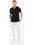 Erkek Regular Fıt Polo Yaka T-Shirt-Siyah 5