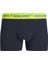 Jacthomas Solıd Trunks 3 Pack Erkek Lacivert Boxer 12250609-NavyBlazer 3