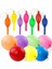 Ipli Balon 25'li Lastikli Zıpzıp Atom Balon Punch Panç Balon Büyük Boy Renkli Balon 5