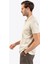 Erkek Büyük Beden Polo Yaka T-Shirt-Açık Bej 2