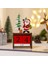 Geri Sayım Takvimi Için Ahşap Boyalı Noel Baba Takvimi Noel Süsleri (Yurt Dışından) 3