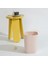Banyo Çöp Kutusu Küçük Ofis Kutusu Plastik Atık Kağıt Çöp Kutusu Banyo Yatak Odası Oturma Odası Için Modern Çöp Kutusu Beyaz (Yurt Dışından) 2