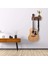 Gitar Duvar Askı Braketi Askı Gitar Ahşap Seçim Tutucu ve 3 Kanca ile Kömürleşmiş (Yurt Dışından) 3