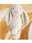 Uyku Arkadaşım Papyonlu Uzun Kulak Bunny Peluş Tavşan 65 cm 1