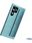 Samsung Galaxy S24 Ultra Uyumlu Premium Case Parmak Askılı Telefon Kılıfı Açık Mavi 3