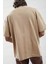 Erkek Free Life Camel Bisiklet Yaka Oversize Salas T-Shirt 2
