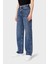 J38 Relaxed Fit Geniş Paça Jeans Bayan Kot Pantolon 3DYJ38 Y16EZ 1500 2